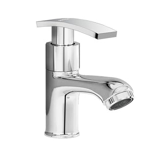 Plantex Pillar Tap for Bathroom with Water Saving Aerator and Brass Spindle/Wash Basin Tap with Teflon Tape/Single Lever Water Tap-(Samar-Chrome)