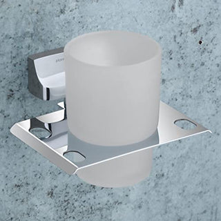 Plantex Fully Brass Made Toothbrush/Paste and Tumbler Holder for Bathroom and Wash Basin - Rich Antique