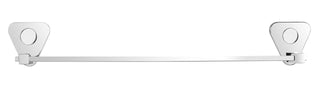 Plantex Pyramid Stainless Steel Towel Hanger for Bathroom/Single Towel Rod/Bar/Bathroom Accessories (24inch) - Chrome - Pack of 1