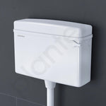 Plantex Polypropylene Toilet Flush Tank/Flush Tank for Toilet with 10 LTR Water Capacity/Side Lever Cistern for Bathroom - Pack of 1 (White)