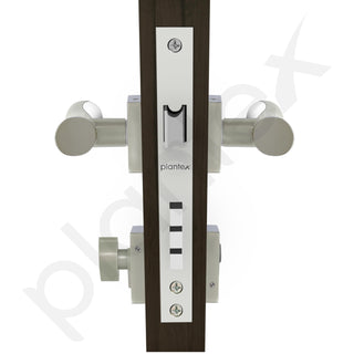 Plantex Premium Main Door Lock with 3 Years Warranty - Mortise Lock Set for Home (593 - Satin Chrome)