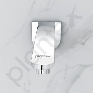 Plantex Pure Brass Bath Tub Spout with Wall Flange/High Flow Spout for Bathroom-(Chrome)