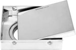 Plantex 304 Grade Stainless Steel Tile Insert Floor Drain Cover/Bathroom Drain Cover/Shower Drain -(5 x 5 inches) - Matt