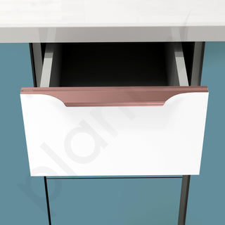 Plantex Profile Handle for Kitchen Cabinet/16 Inch Alluminium Drawer Profile Handle/Wardrobe Pull Handle for Home/Office/Hotel - Pack of 5 (Rose Gold)