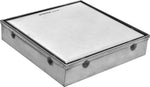 Plantex 304 Grade Stainless Steel Tile Insert Floor Drain Cover/Bathroom Drain Cover/Shower Drain -(5 x 5 inches) - Matt