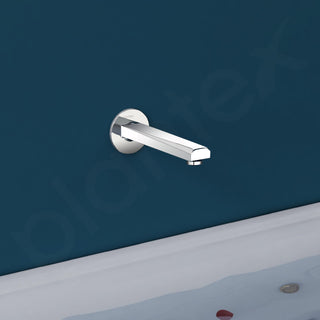 Plantex Bath Tub Spout with Wall Flange/Single Lever Spout/High Flow Tap for Bathroom/Kitchen - Pack of 1 (Chrome)