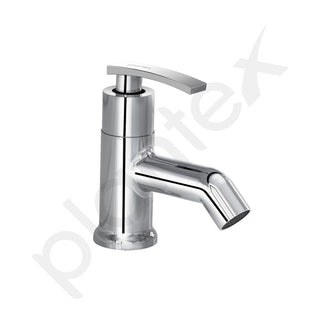 Plantex Pure Brass Pillar Tap for Wash Basin with Water Saving Aerator/Tabletop Basin Tap/7 Year Warranty (COL-1003-Mirror Chrome)