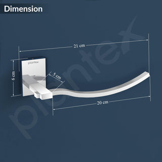 Plantex 304 Grade Stainless Steel Hand Napkin Hanger/Towel Ring/Napkin Holder/Towel Hanger/Holder Bathroom Accessories - Senso (Chrome)