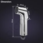 Plantex ABS Health Faucet for Toilet/Jet Spray for Bathroom/Health Faucet Gun Only/Hand Shower for Toilet - Pack of 1 (Royal, Chrome)