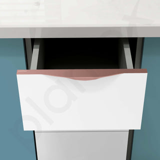 Plantex Profile Handle for Kitchen Cabinet/16 Inch Alluminium Drawer Profile Handle/Wardrobe Pull Handle for Home/Office/Hotel - Pack of 3 (Rose Gold)