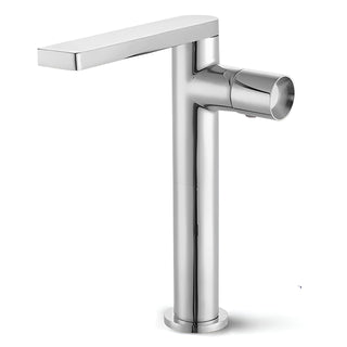 Plantex Pure Brass Pillar Tap for Wash Basin Tap/Single Lever Basin Mixer Tap/Water Tap for Wash Basin/Bathroom Faucet-(Chrome)