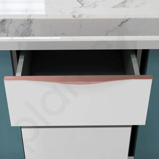 Plantex Profile Handle for Kitchen Cabinet/20 Inch Alluminium Drawer Profile Handle/Wardrobe Pull Handle for Home/Office/Hotel - Pack of 2 (Rose Gold)