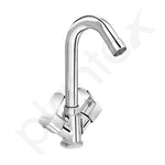 Plantex Brass Spindle Wash Basin Tap with Water Saving Aerator/Basin Mixer for Bathroom/Sink Tap for Kitchen Basin -(Saga-Chrome)