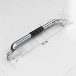 Plantex Stainless Steel Grab Bar for Toilet with Grip/20-inch Anti-Slip Handle for Bathroom Support - Pack of 1 (Chrome)