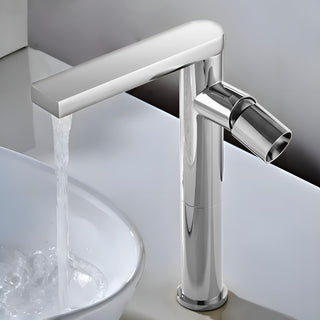 Plantex Pure Brass Pillar Tap for Wash Basin Tap/Single Lever Basin Mixer Tap/Water Tap for Wash Basin/Bathroom Faucet-(Chrome)