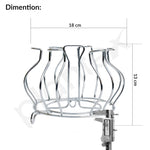 Plantex Stainless Steel Glass Stand/Mug Holder/Glass Holder for Kitchen/Dining Table (Chrome)
