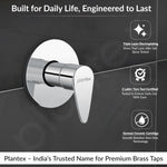 Plantex 25 mm Pure Brass Flush Valve for Toilet/Urinal (Commercial & Residential Use) - 7 Year Warranty (PAC-1820)