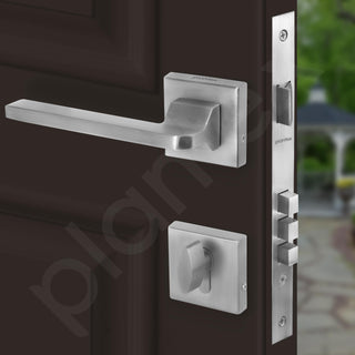 Plantex Premium Door Lock/Main Door Lock for Home/Mortise Lock Set with 3 Years of Warranty (605-Satin & Chrome)
