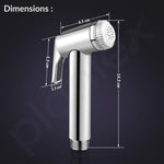 Plantex ABS Jet Spray Gun/Health Faucet for Toilet/Hand Spray for Bathroom/Toilet Jet Spray Gun- Pack of 1
(Chrome)