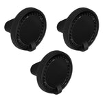 Plantex Knobs for Drawers/Drawer Knobs/Round Knob for Cabinets/Pull-Push Knob for Kitchen/Bedroom/Drawer - Pack of 3 (DC-Black & Z-Black)