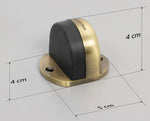 Plantex Premium Floor Mounted Door Buffer/Sound Dampening Rubber Buffer for Bed Room/Living Room/Kitchen/Bathroom Door/Stops for Door – (Brass Antique)