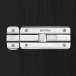 Plantex Premium Heavy Duty Door Stopper/Door Lock Latch for Home and Office Doors/Baby Latch - Pack of 1 (Chrome)