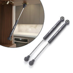Plantex 10 Inch Hydraulic Gas Spring Stay Strut Pneumatic Lift Support/Cabinet Hinges Support/Capacity 15 KGS (150 N) - Pair of 1 (2 Pcs) (Silver)