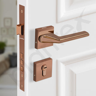 Plantex Premium Door Lock with 3 Years of Warranty/Main Door Lock Set for Home/Mortise Locks for Door (7122 - PVD Choco)