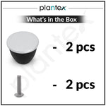 Plantex Heavy Duty Knob for Drawer/Cabinet/Pull and Push for Drawer Home/Office Pack of 2 (Black Nickel Matt)