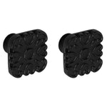 Plantex Knobs for Drawer/Square Drawer Knobs/Knobs for Cabinets/Pull-Push Knobs for Kitchen/Bedroom Drawer - Pack of 2 (DTK-299, Black)