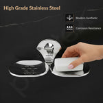 Plantex Dual Soap Holder for Bathroom/Stainless Steel Double Soap Dish/Soap Stand/Soap Case/Bathroom Accessories - Pack of 1 (Royal - Chrome, APS-580)