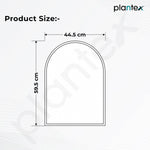 Plantex Aluminium Frame Mirror for Bathroom/Wall Mount Half-Capsule Mirror for Bedroom/Dressing Room/Living Room/Entryway - (Rose Gold, 18x24 Inch)