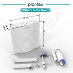 Plantex Flush Tank for Toilet with 8 Ltr Water Capacity/ Polypropylene Toilet Flush Tank/ Flushing Cistern for Bathroom - Pack of 1 (White)