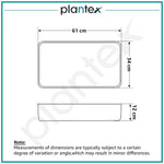 Plantex Tabletop Wash Basin/Bathroom Sink/Wash Basin Over Counter/Designer Ceramic Wash Basin for Bathroom (Marble Finish, 24 x 13 x 5 Inch)
