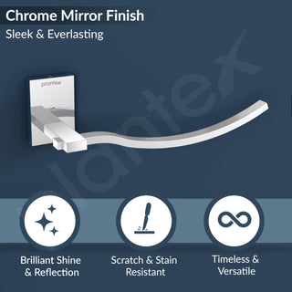 Plantex 304 Grade Stainless Steel Hand Napkin Hanger/Towel Ring/Napkin Holder/Towel Hanger/Holder Bathroom Accessories - Senso (Chrome)