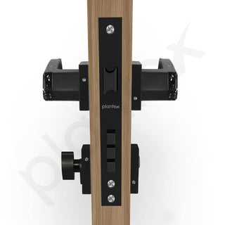 Plantex Premium Main Door Lock With 3 Years Warranty - Mortise Lock Set for Home (594 - Black)