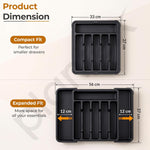 Plantex Expendable Cutlery Tray/Spoon Organiser for Kitchen Drawer