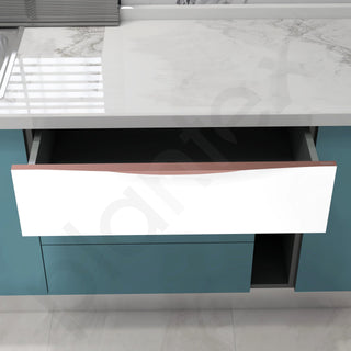 Plantex Profile Handle for Kitchen Cabinet/36 Inch Alluminium Drawer Profile Handle/Wardrobe Pull Handle for Home/Office/Hotel - Pack of 1 (Rose Gold)