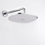 Plantex ABS Shower Head for Bathroom/10x8 Inch Rain Shower Head/Pressurized Overhead Shower/Self Cleaning Shower Head/Water Saving – (Chrome, D326)