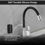 Plantex Pure Brass Flexible Tap for Kitchen Sink with Brass Wall Flange and Teflon Tape/360° Rotating Sink Tap for Kitchen Basin with Water Saving Aerator - (Epic, 6325)