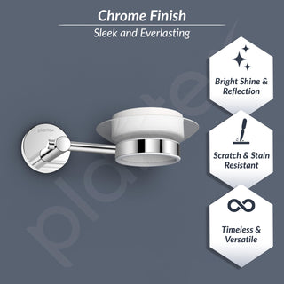 Plantex 304 Grade Stainless Steel Soap Holder Stand for Bathroom and Wash Basin/Bathroom Accessories - Oreo (Chrome)