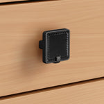Plantex Knobs for Drawers/Drawer Knobs/Square Knob for Cabinets/Pull-Push Knob for Kitchen/Bedroom/Drawer - Pack of 1 (DC-Black & Z-Black)