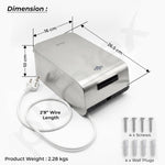 Plantex Automatic Hand Dryer 1000W/304 Stainless Steel Touchless Hand Dryer