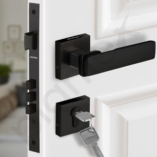 Plantex Heavy Duty Main Door Lock Set with 3 Keys/Mortise Door Lock for Home/Office/Hotel (7116 - DC-Black & Z-Black)