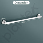 Plantex J4 Stainless Steel Towel Holder in Bathroom/Cloth Hanger for Bathroom/24 Inch Single Towel Rod/Bathroom Accessories (Chrome Finish) Angel