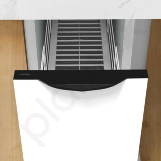 Plantex Profile Handle for Kitchen Cabinet/8 Inch Alluminium Drawer Profile Handle/Wardrobe Pull Handle for Home/Office/Hotel - Pack of 1 (Black)