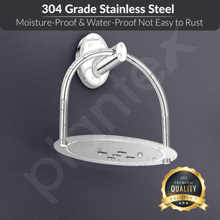 Plantex 304 Grade Stainless Steel Soap Holder Stand for Bathroom/Soap Dish/Soap Holder/Soap Stand/Bathroom Accessories - Oreva(Chrome)