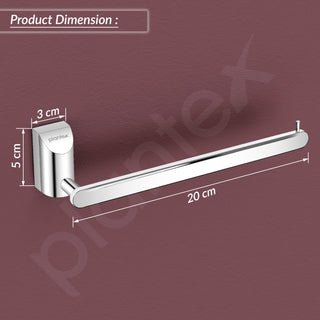 Plantex Smero Pure Brass Hand Towel Hanger/Towel Holder for Washbasin/Napkin Hanger for Wash Basin/Bathroom Accessories (Chrome Finish) Superb