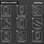 Plantex Dual Glass Soap Holder for Bathroom/Pure Brass Double Glass Soap Dish/soap Stand/Soap Bar/Soap Case/Bathroom Accessories - Pack of 1 (APS-DL-06, Chrome)