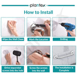 Plantex 14 Inch Grab Bar for Toilet/Bathroom Handle for Senior Citizen/Heavy-Duty Stainless Steel Support Bar/Bathroom Accessories (Chrome)